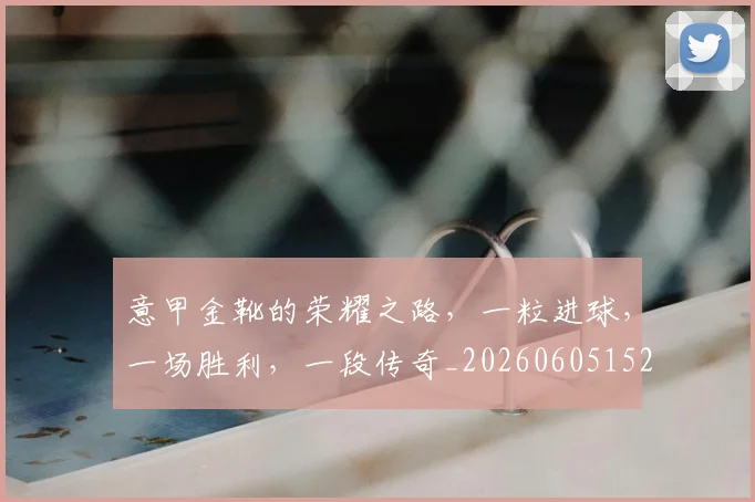 意甲金靴的荣耀之路，一粒进球，一场胜利，一段传奇_20260605152910