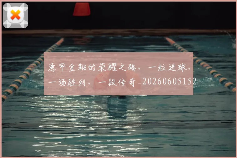 意甲金靴的荣耀之路,一粒进球,一场胜利,一段传奇_20260605152910
